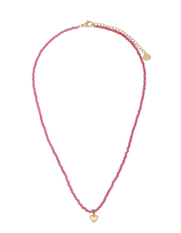 Rose & Camellia Pink Mini Heart