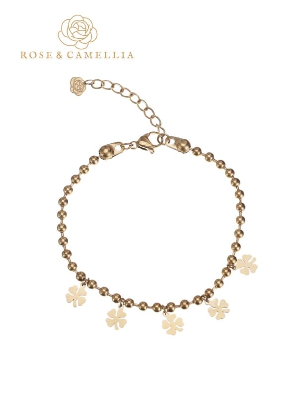 Rose & Camellia Armband Clover
