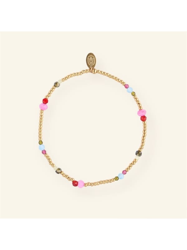 Handgemaakte stainless steel sieraden van Mable Happiness, met kleurrijke stenen die elke outfit opvrolijken