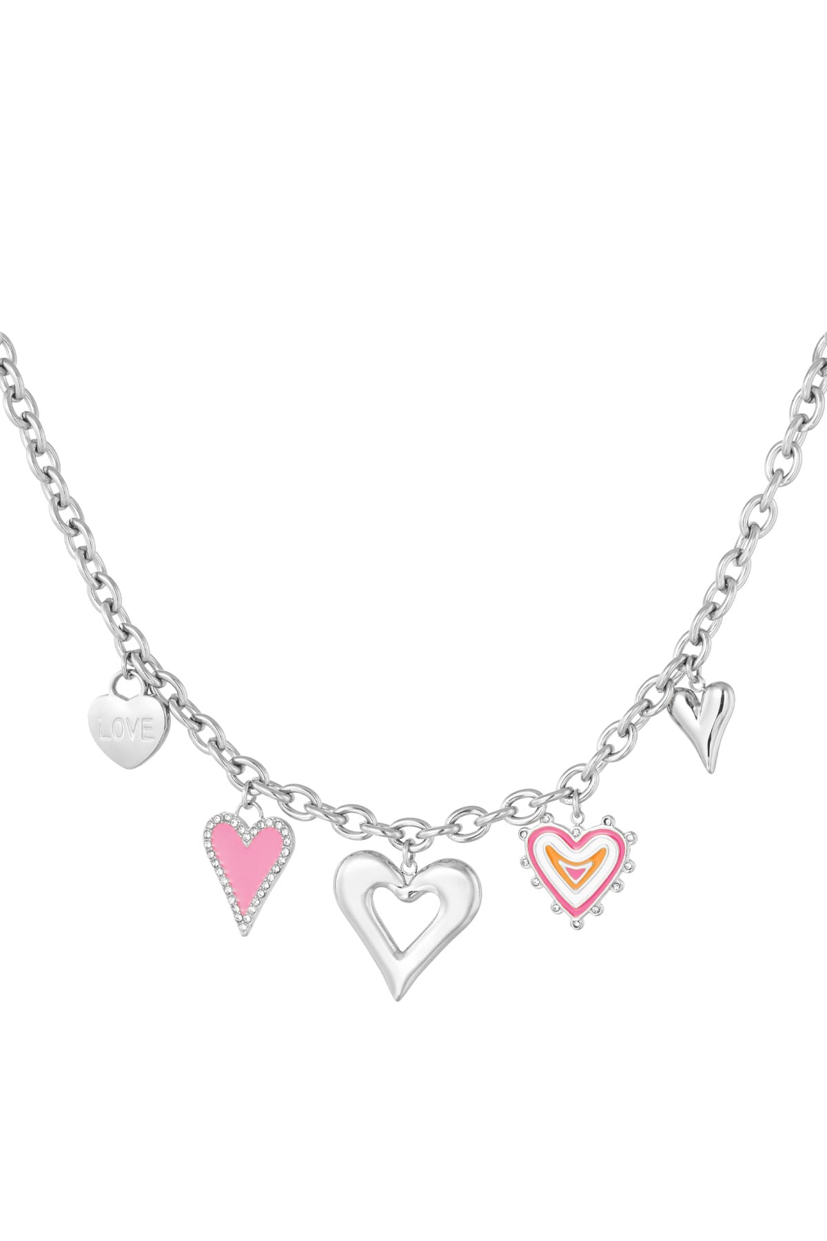 Ketting love always wins Ketting - Love Always Wins zilver - Afbeelding 1