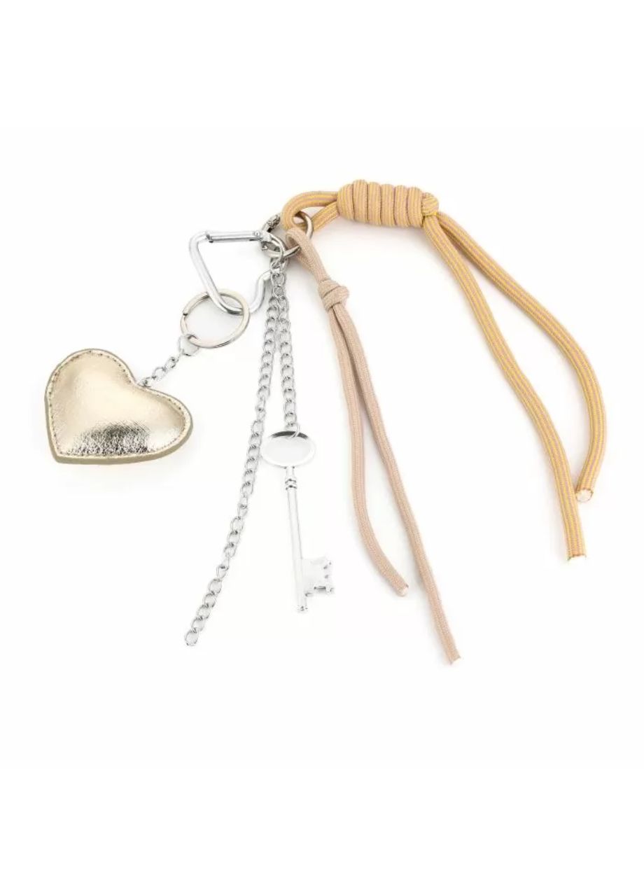 Bag Charm - beige hart Bag Charm - beige hart - Afbeelding 1