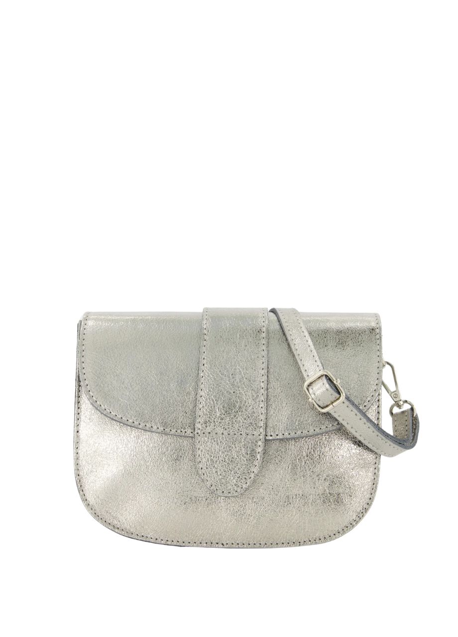 Tas Maan zilver (4) Tas Maan- Metallic zilver - Afbeelding 1