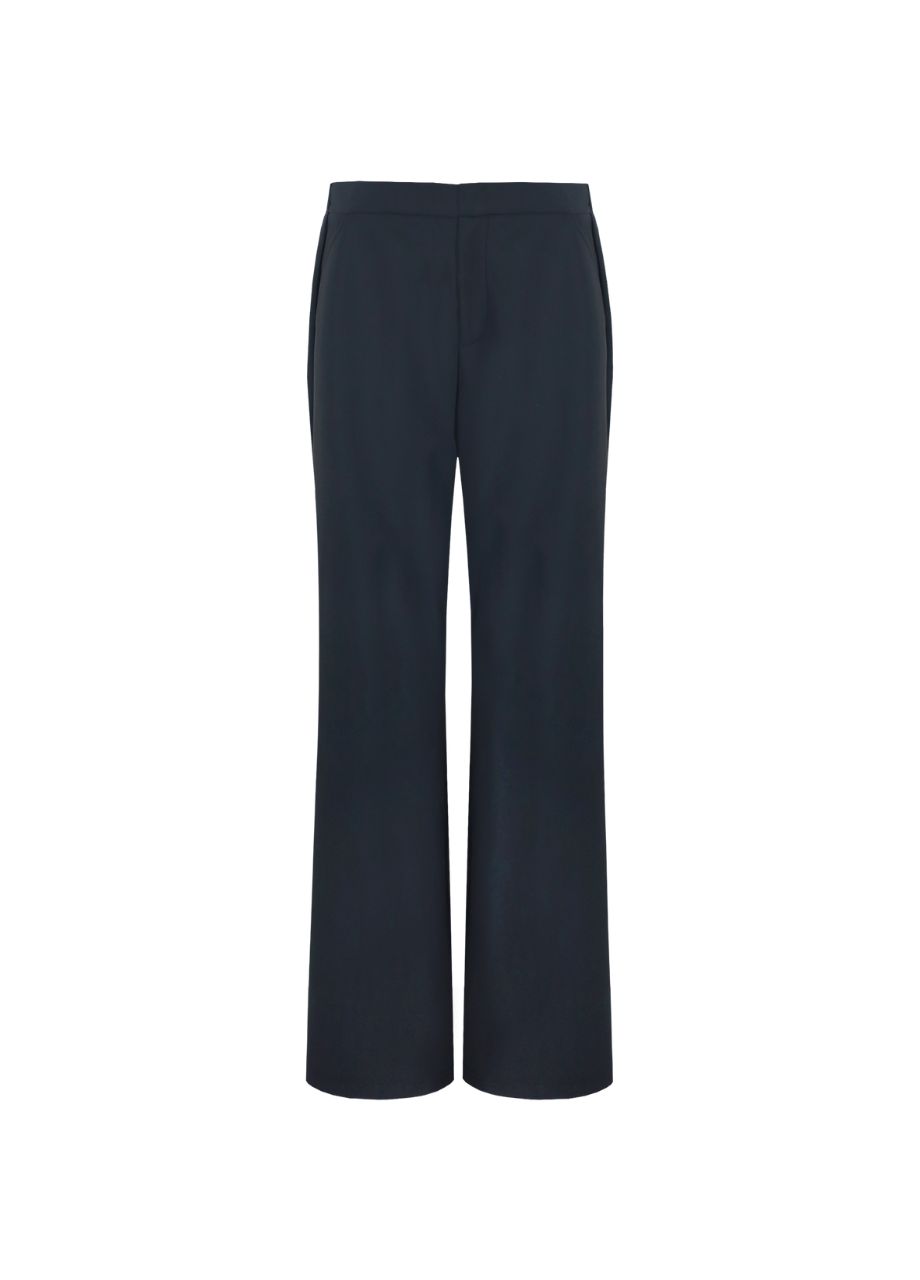 Fluresk Samara pantalon – zwarte damesbroek met rechte pasvorm