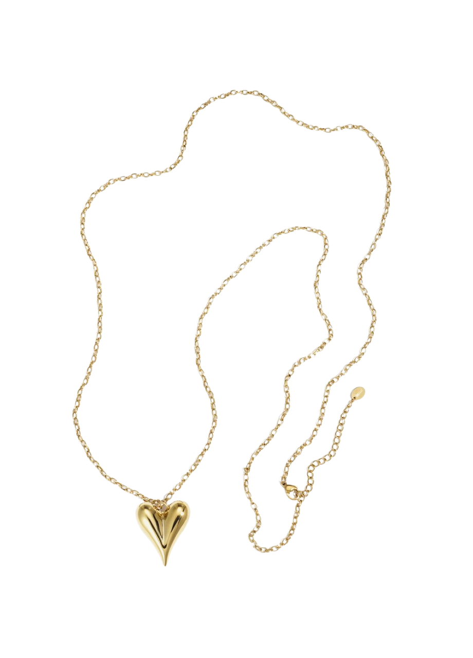 ketting goud hart ketting goud hart detailfoto – So Lucky