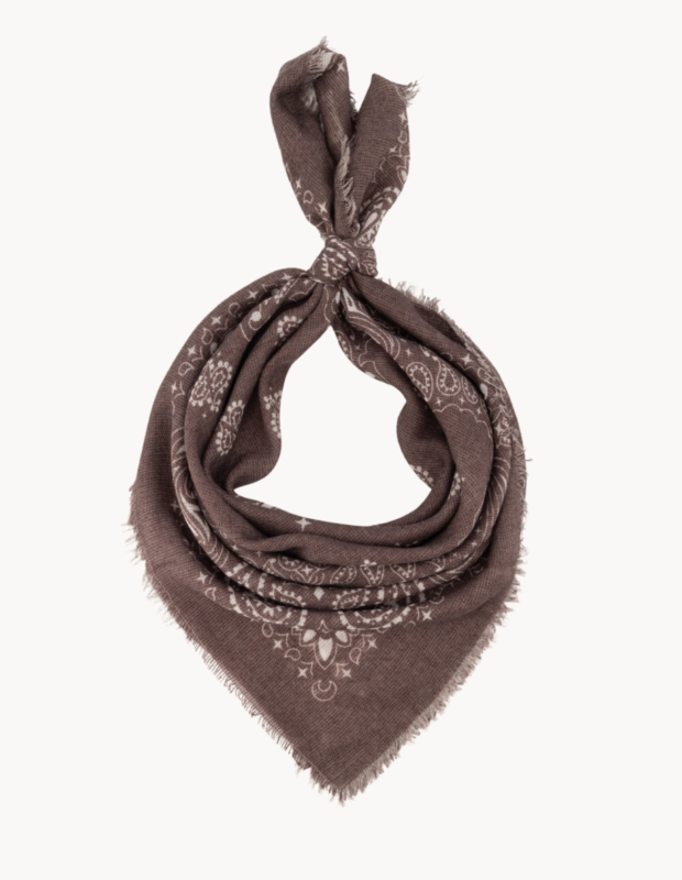 Sjaal Fee bruin, leuk sjaaltje in bruin. Zomer trend.
