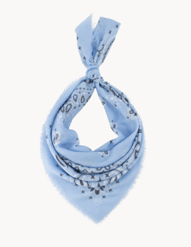 Sjaal Fee – Licht Blauw geknoopt sjaaltje - So Lucky