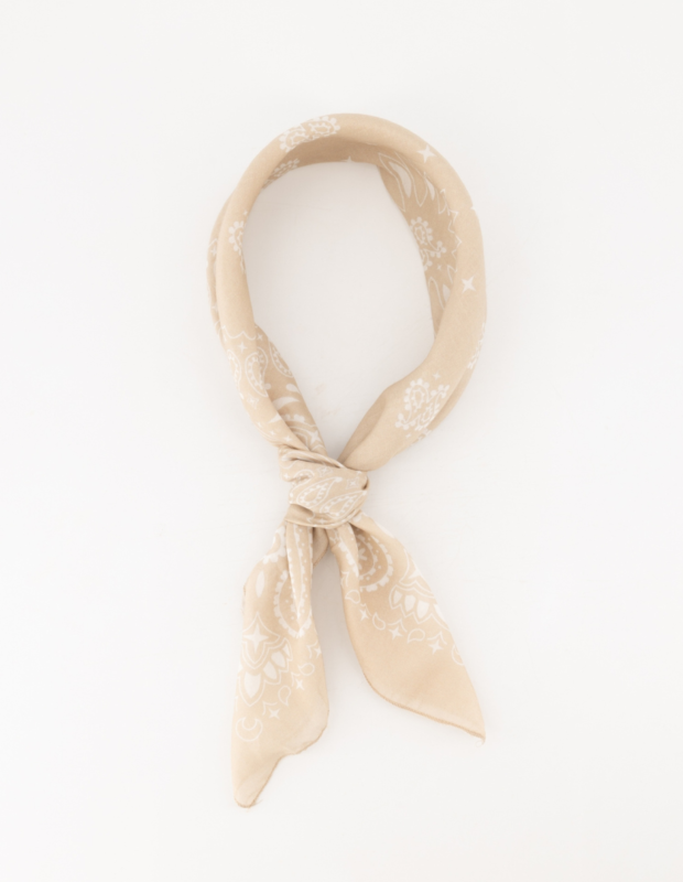 Sjaal Astrid Beige geknoopt – So Lucky