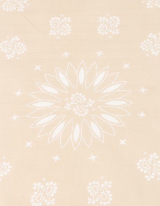 Sjaal Astrid Beige detail van de stof – So Lucky