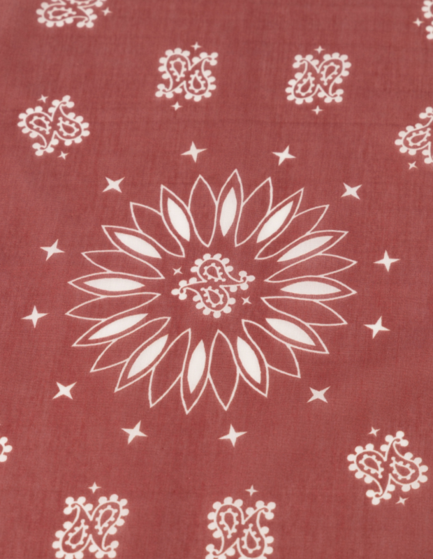 Sjaal Astrid Burgundy detail van de stof – So Lucky
