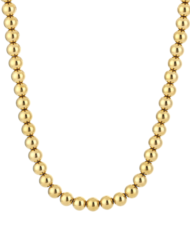 Gouden bolletjes ketting ball chain 40+5 cm – So Lucky