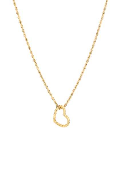 Gouden ketting met hart Livia 40+5 cm – So Lucky