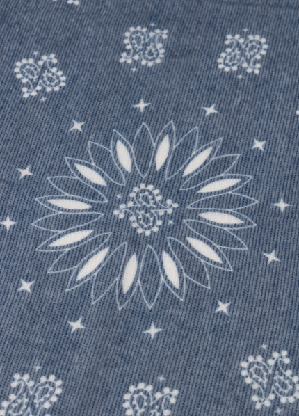 sjaal fee donkerblauw detail van de stof – So Lucky