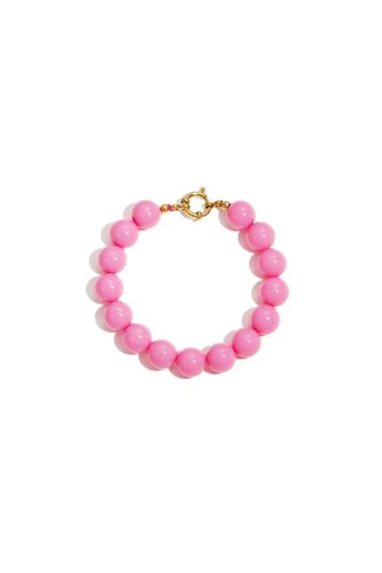 bubblegum roze kralen armband met frontsluiting – So Lucky