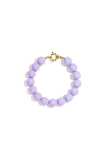 Kralen armband lila met frontsluiting – So Lucky