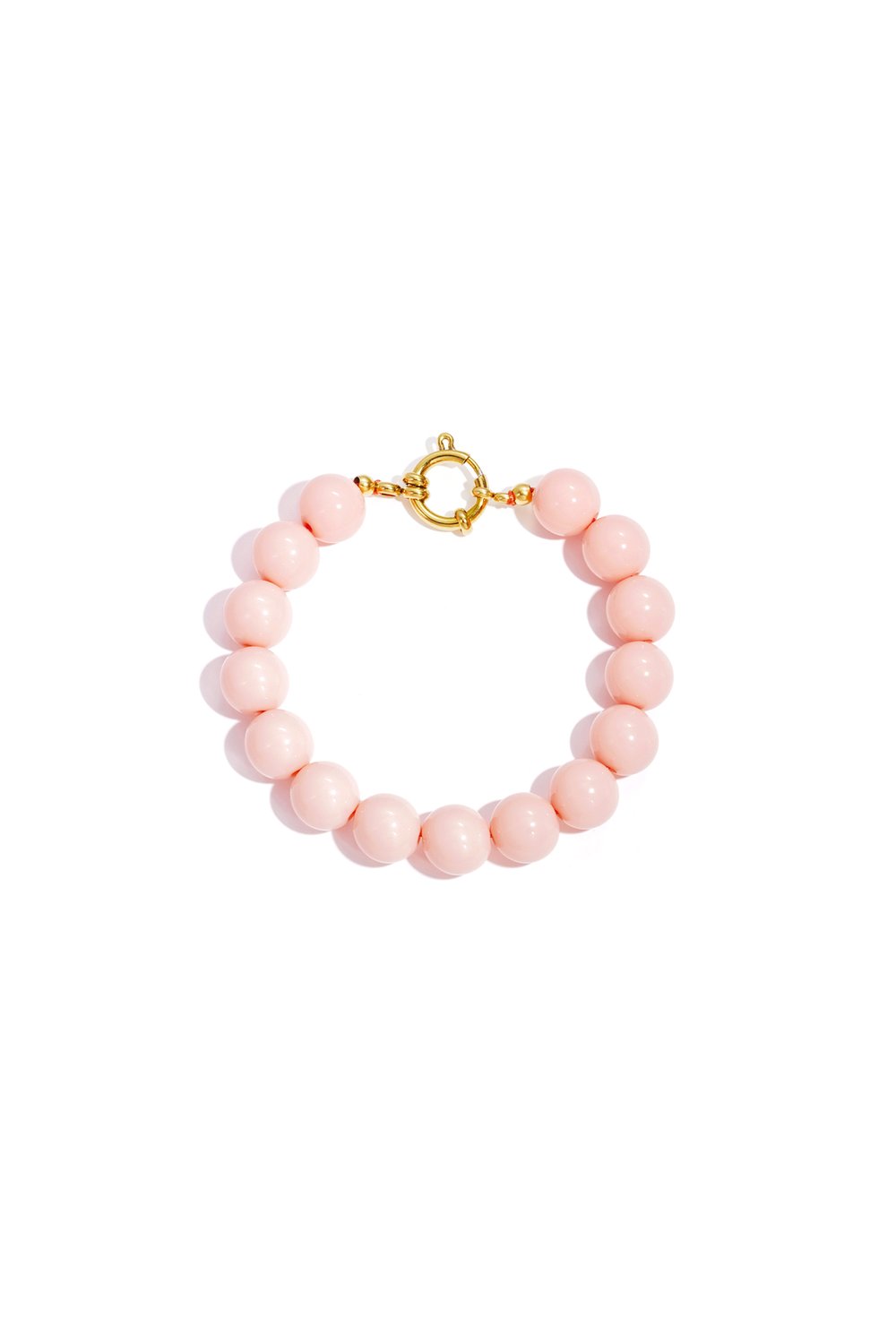 koraal kralen armband met frontsluiting koraal kralen armband met frontsluiting – So Lucky