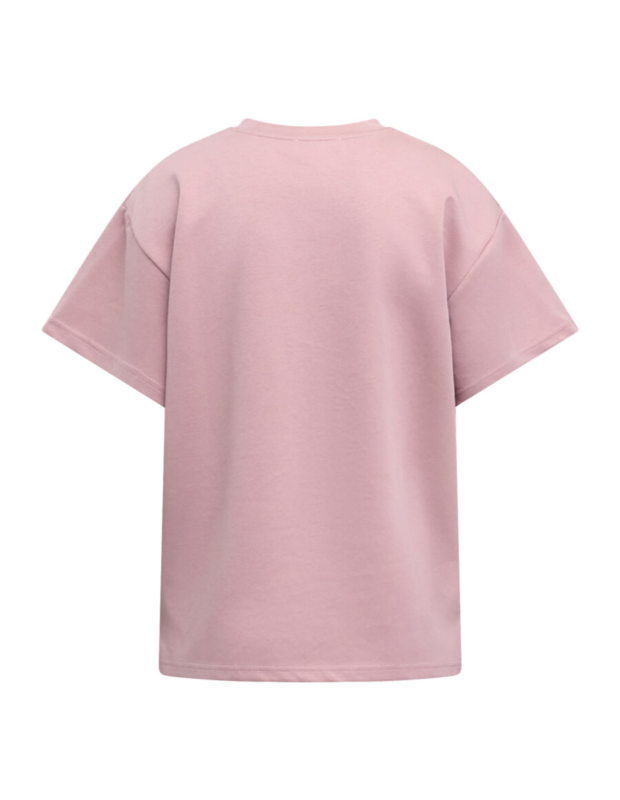 Achterkant Roze Sisters Point Veda T-shirt met korte mouw – So Lucky