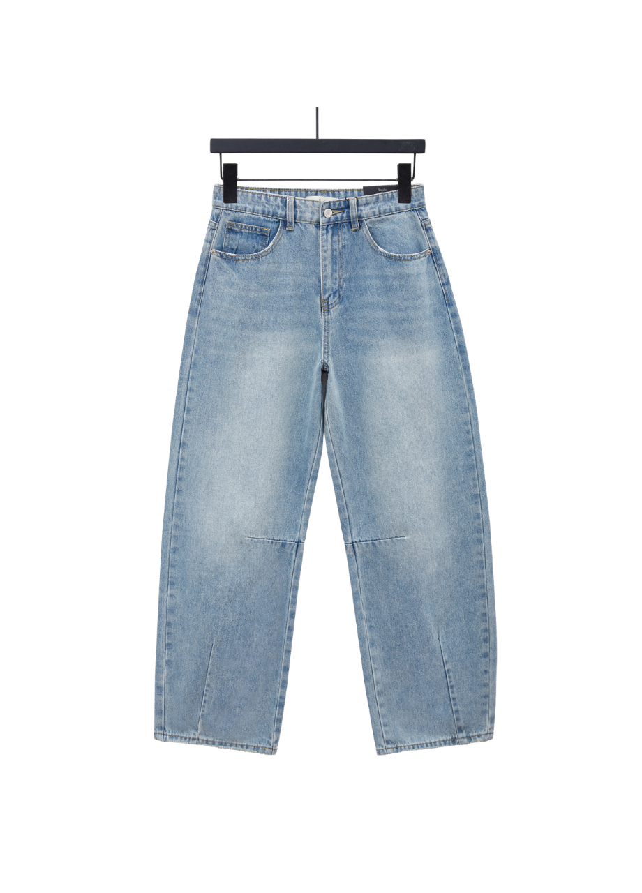 Laulia barrel Lichtblauwe barrel jeans van Laulia met ankle fit – So Lucky