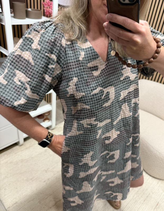 Losvallend army jurkje camouflage print – So Lucky